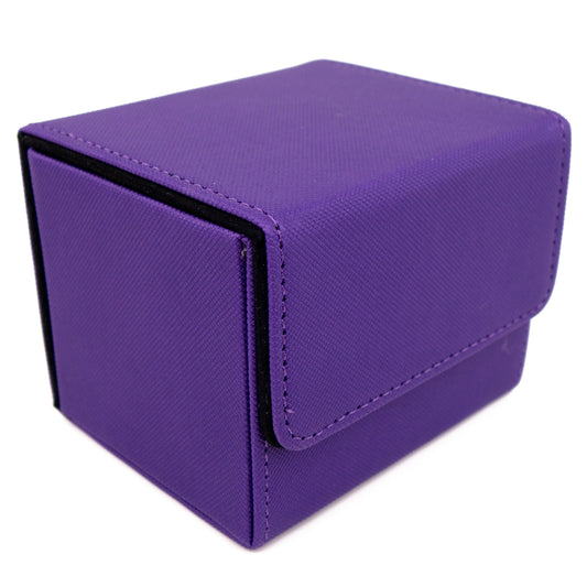 Deck Box - 100 Card Sideload - Purple (Black)