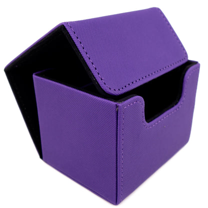 Deck Box - 100 Card Sideload - Purple (Black)