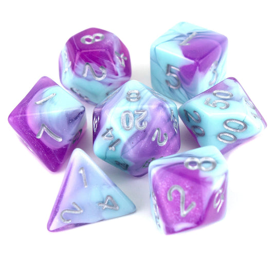 7 Dice Poly Set - Sweets - Blueberry Smoothie