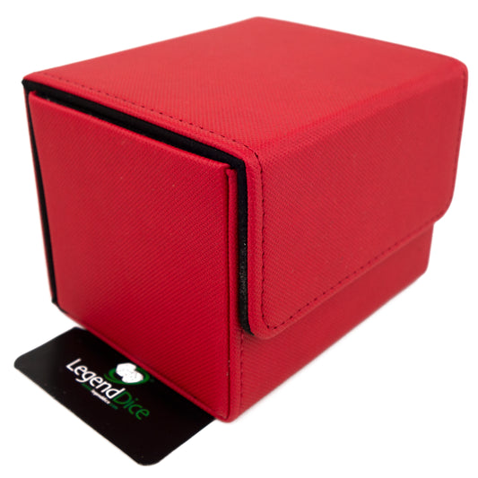 Deck Box - 100 Card Sideload - Red (Black)