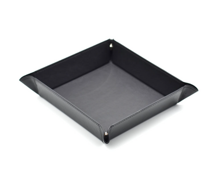 Square Dice Tray - Black