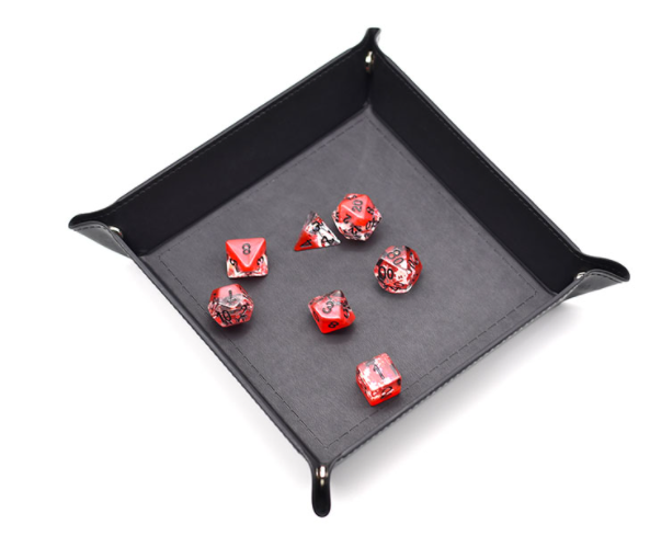 Square Dice Tray - Black