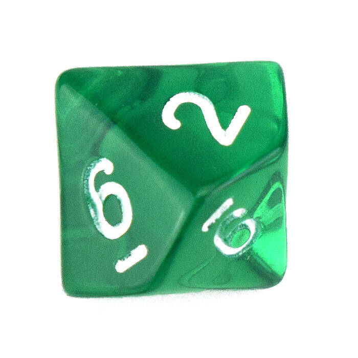 7 Dice Poly Set - MINI Gem - Green