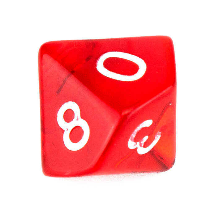 7 Dice Poly Set - MINI Gem - Red