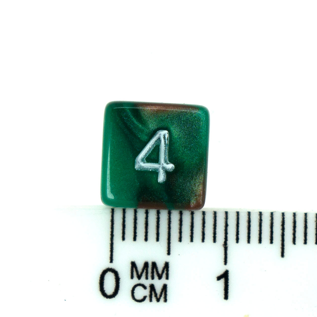 7 Dice Poly Set - MINI Blend - Green/Brown