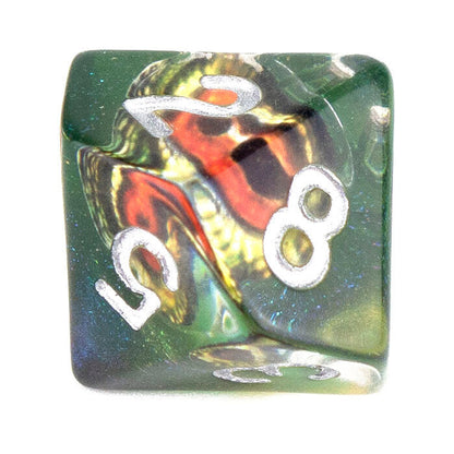 7 Dice Poly Set - Demon Eye - Lizard