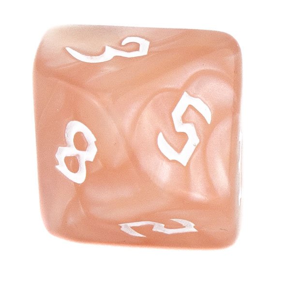 7 Dice Poly Set - Chaos Pearl - Pink