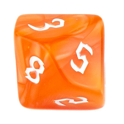 7 Dice Poly Set - Chaos Pearl - Orange