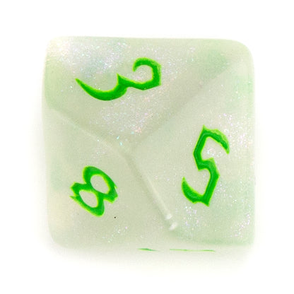 7 Dice Poly Set - Chaos Shimmer (Green)