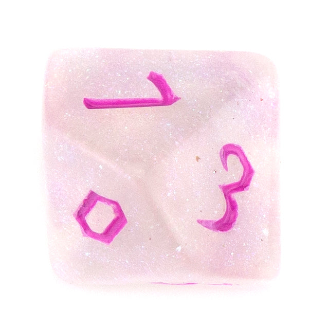 7 Dice Poly Set - Chaos Shimmer (Pink)